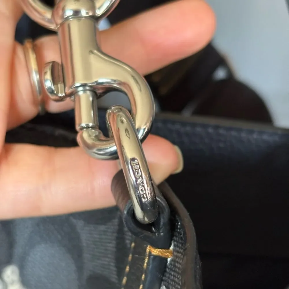 Coach Happy Dog Print, Dempsey X-Large Tote Bag - Picture 4 of 14